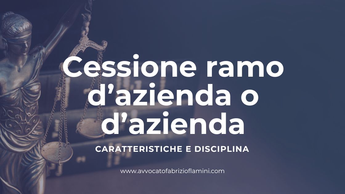 cessione ramo azienda