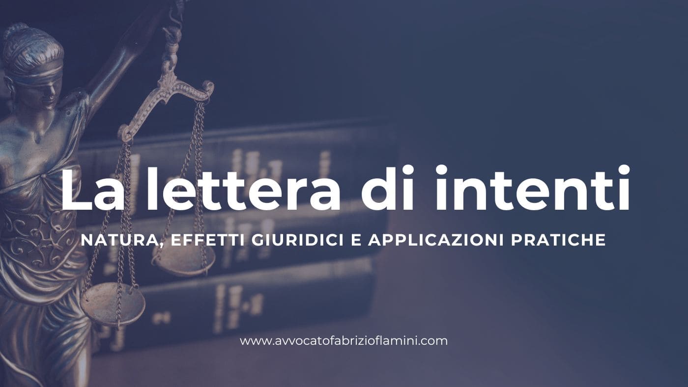 La lettera di intenti: natura, effetti giuridici e applicazioni pratiche